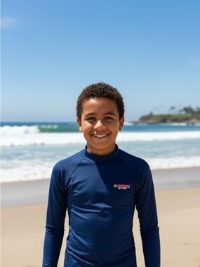 Worth Kids Long-Sleeve Dark Blue Rashguard